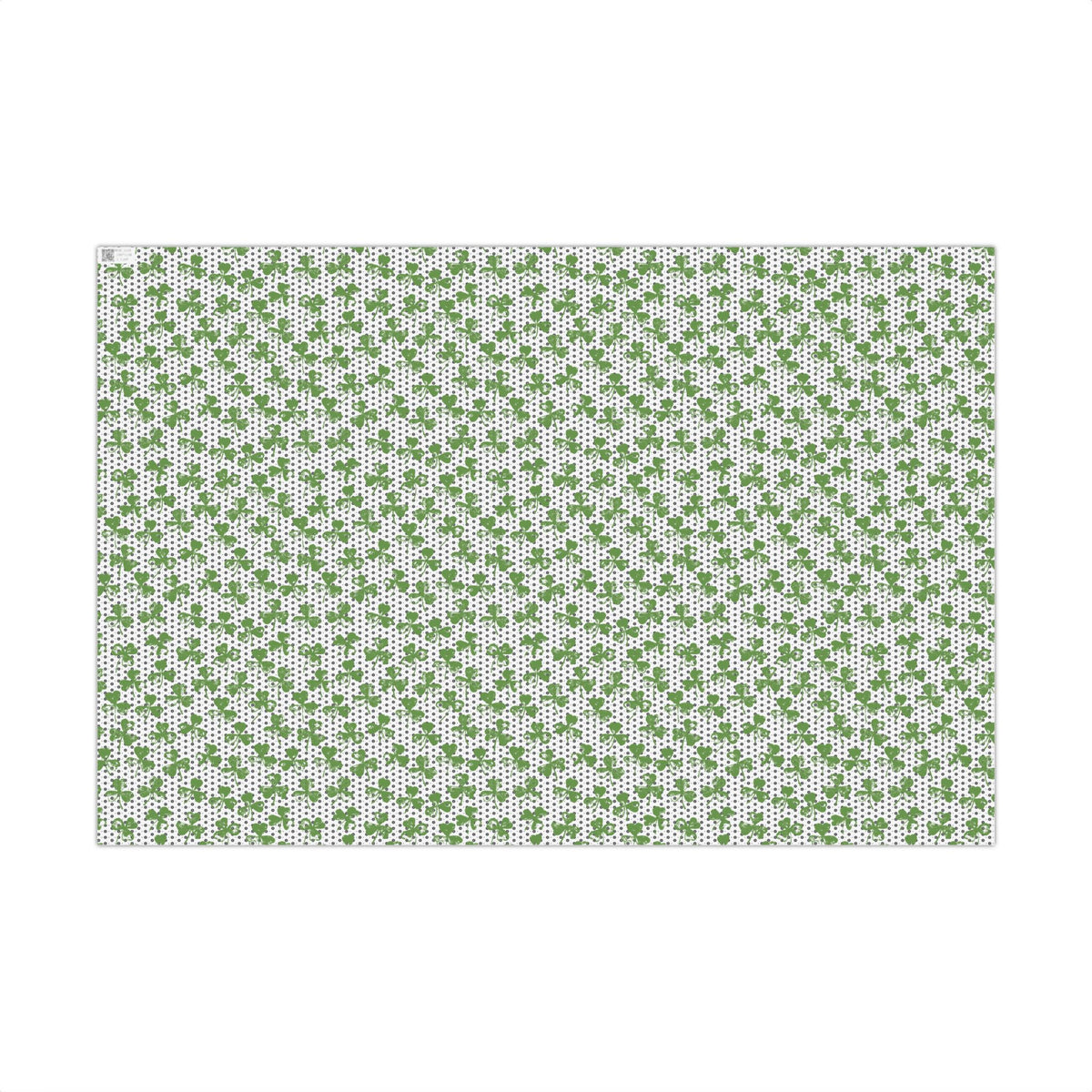 Shamrock and Polka Dots Wrapping Paper - St. Patrick's Day Gift Wrap