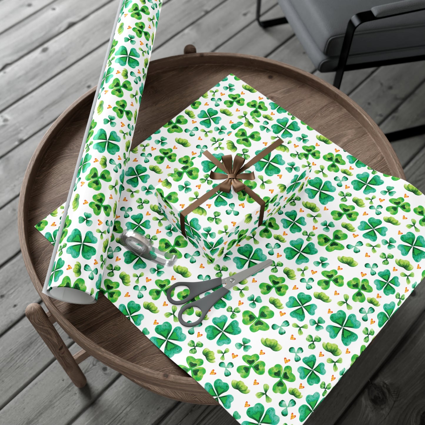 Watercolor Shamrocks