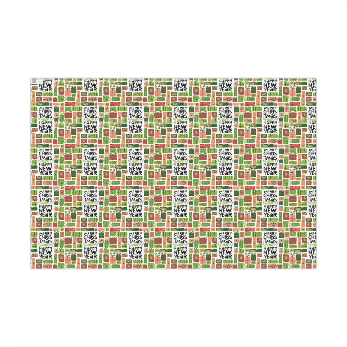 Merry Christmas & Happy New Year Wrapping Paper - Holiday Gift Wrap