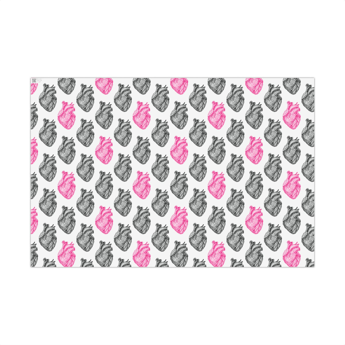 Anatomical Heart Wrapping Paper - Cardiac Valentine Gift Wrap