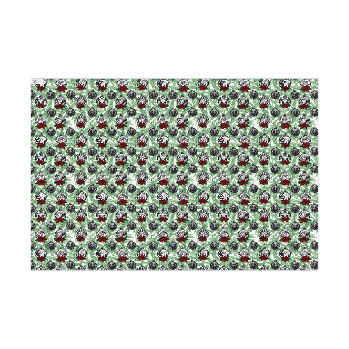 Xenomorph Holiday Wrapping Paper -Alien Holiday Gift Wrap