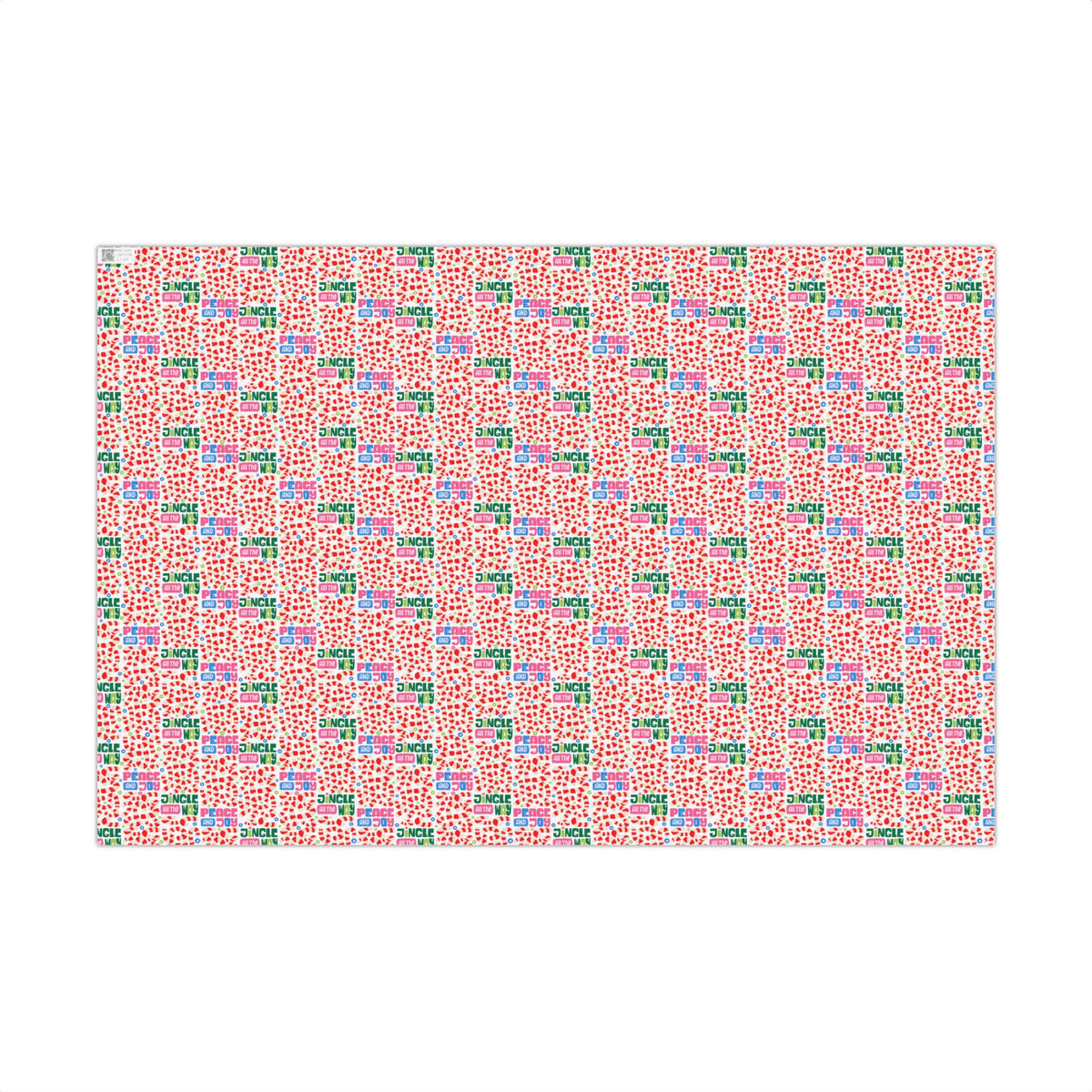 Candy Cane Wrapping Paper - Jingle All the Way Holiday Gift Wrap