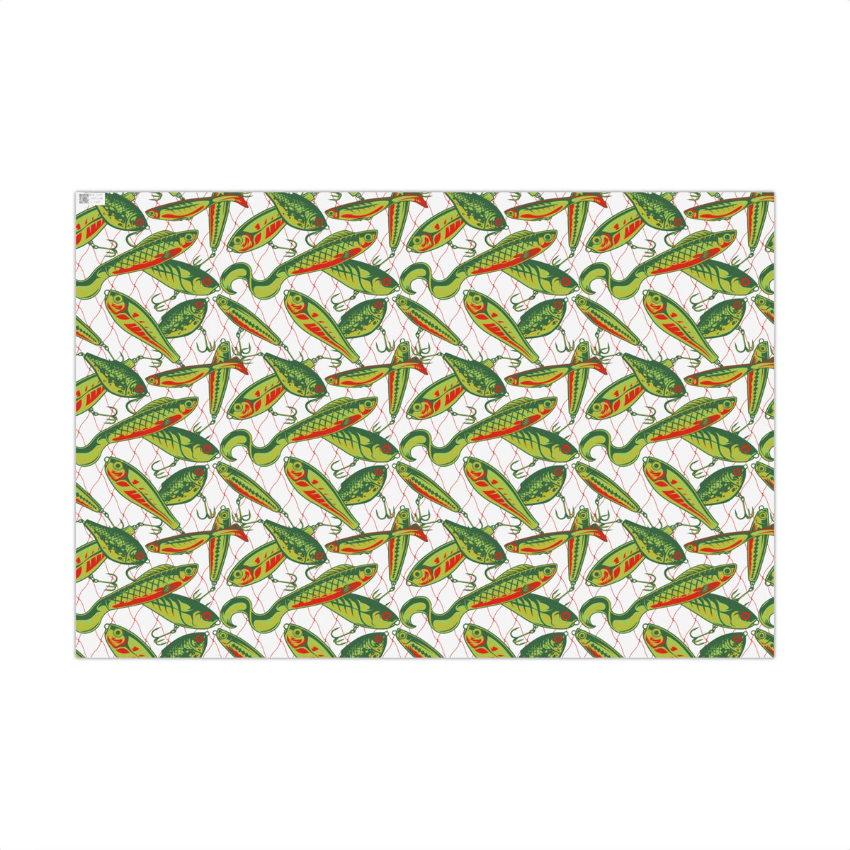 Fishing Crank & Stick Lures Wrapping Paper – Fishing Holiday Gift Wrap