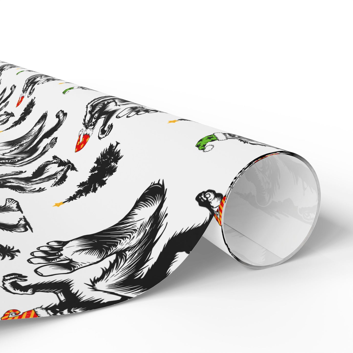 Bigfoot Christmas Wrapping Paper