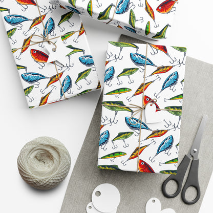 Fishing Lures Wrapping Paper