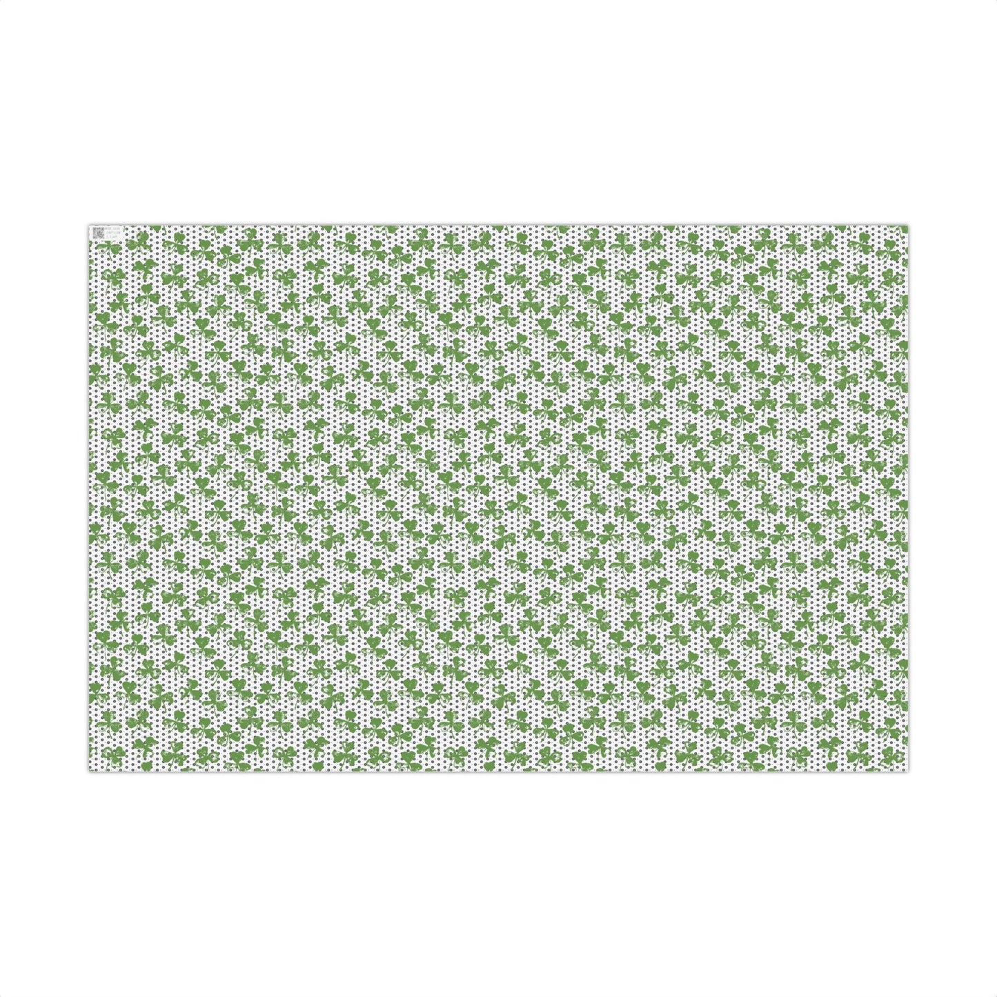 Shamrock and Polka Dots Wrapping Paper  - St. Patrick's Day Gift Wrap
