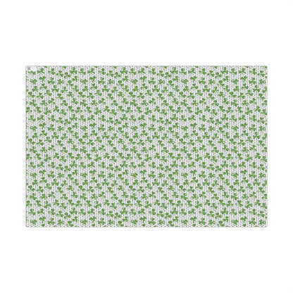 Shamrock and Polka Dots Wrapping Paper  - St. Patrick's Day Gift Wrap