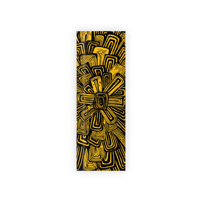 Black Floral Burst Wrapping Paper - Illustrative Artisan Gift Wrap