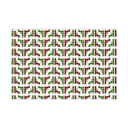 Pistol Buffalo Plaid Wrapping Paper – Every Day Carry Holiday Gift Wrap