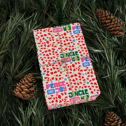 Jingle All the Way Candy Cane Wrapping Papers