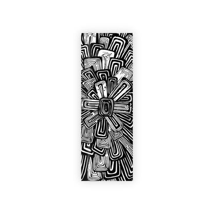Black Floral Burst Wrapping Paper - Illustrative Artisan Gift Wrap