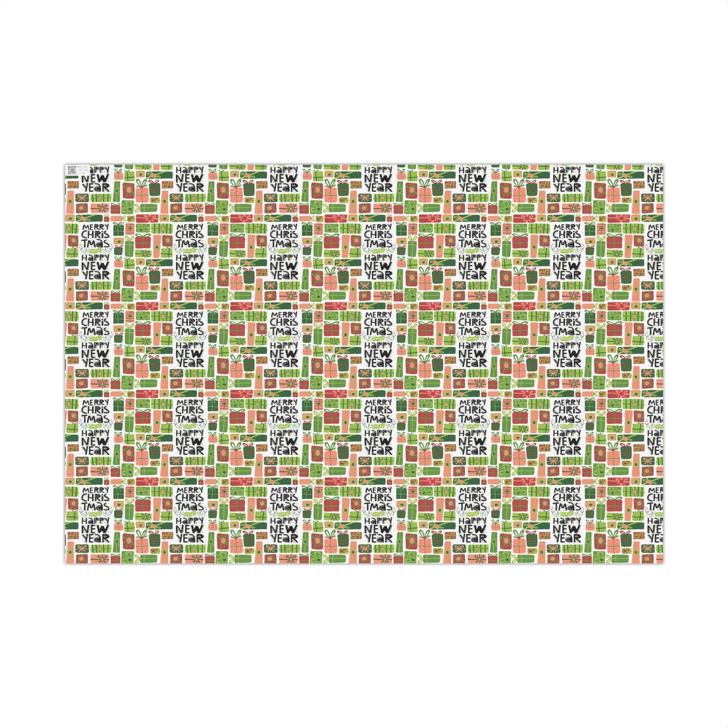 Merry Christmas & Happy New Year Wrapping Paper - Holiday Gift Wrap