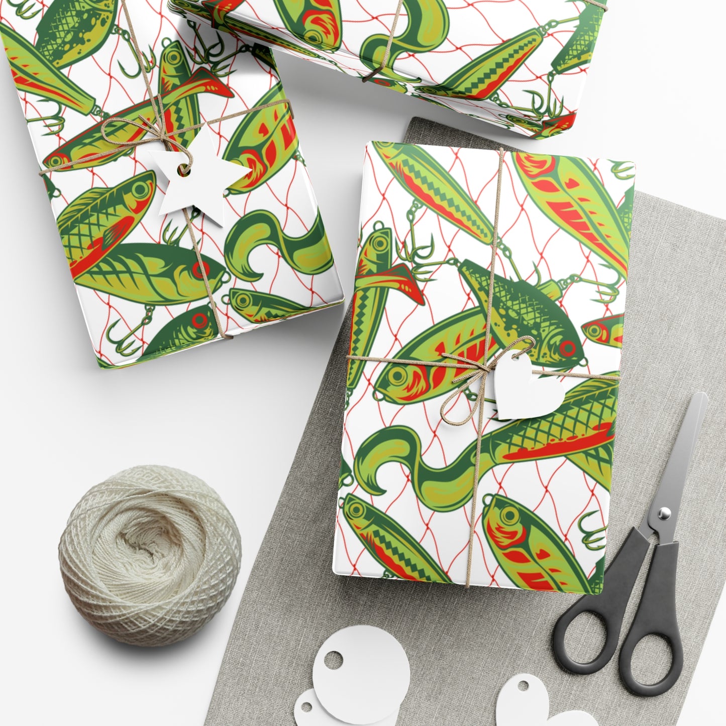 Fishing Crank & Stick Lures Wrapping Paper