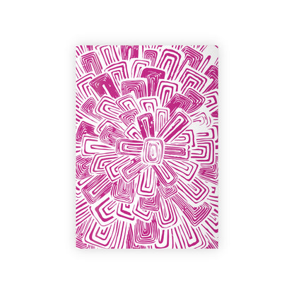 White Floral Burst Wrapping Paper - Illustrative Artisan Gift Wrap