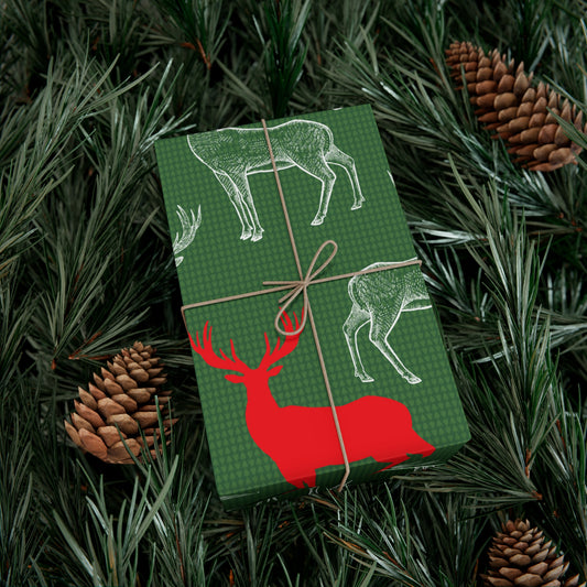 Deer Holiday Wrapping Paper