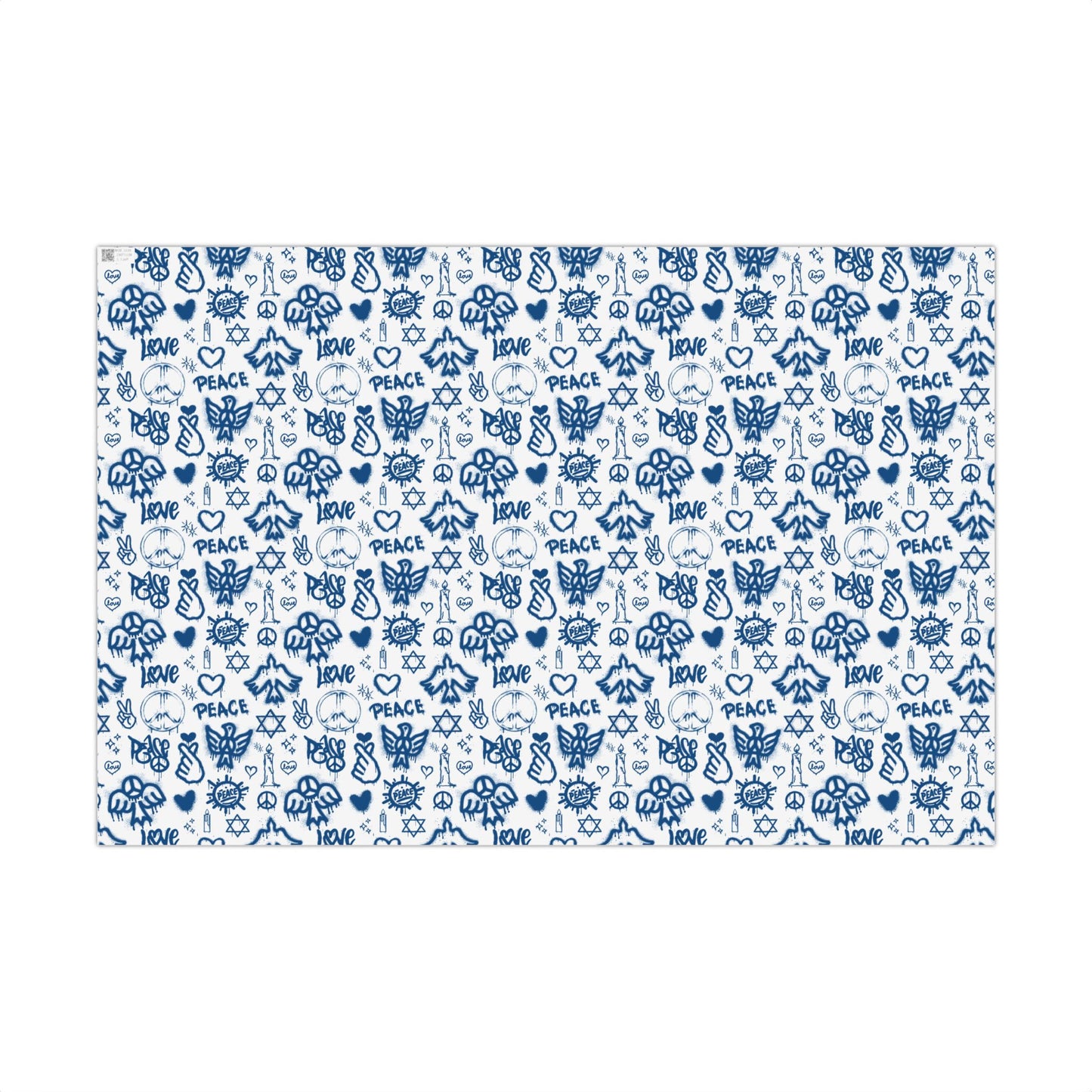 Hannukah Urban Graffiti Wrapping Paper -  Festival of Lights Gift Wrap