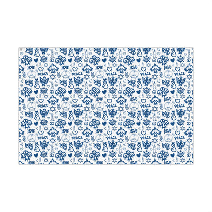 Hannukah Urban Graffiti Wrapping Paper -  Festival of Lights Gift Wrap