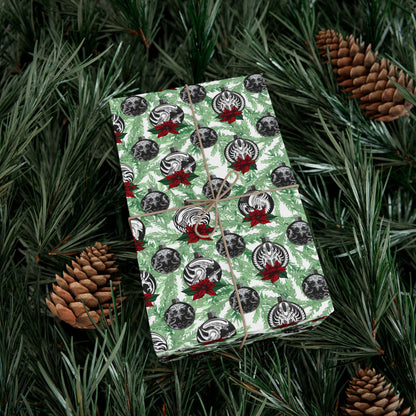 Xenomorph Holiday Wrapping Paper -Alien Holiday Gift Wrap