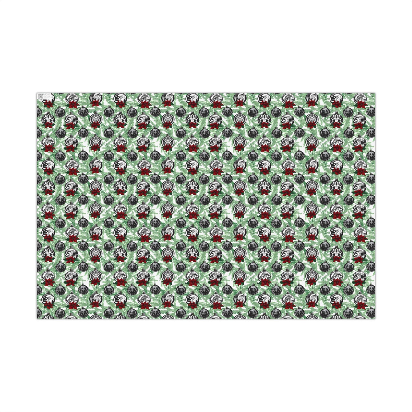 Xenomorph Holiday Wrapping Paper -Alien Holiday Gift Wrap