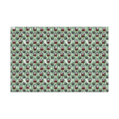 Xenomorph Holiday Wrapping Paper -Alien Holiday Gift Wrap