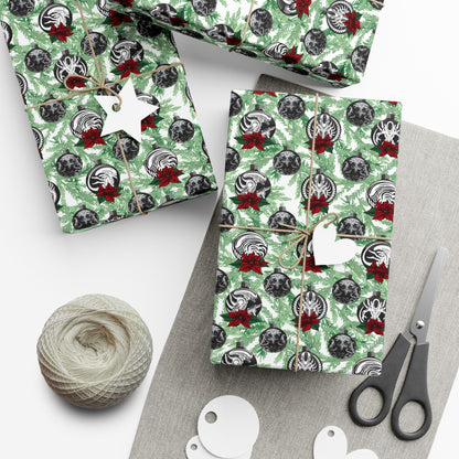 Xenomorph Holiday Wrapping Paper -Alien Holiday Gift Wrap