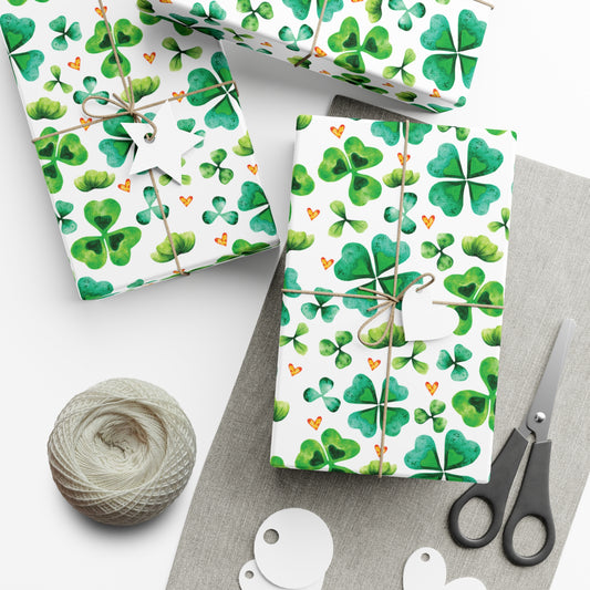 Watercolor Shamrocks