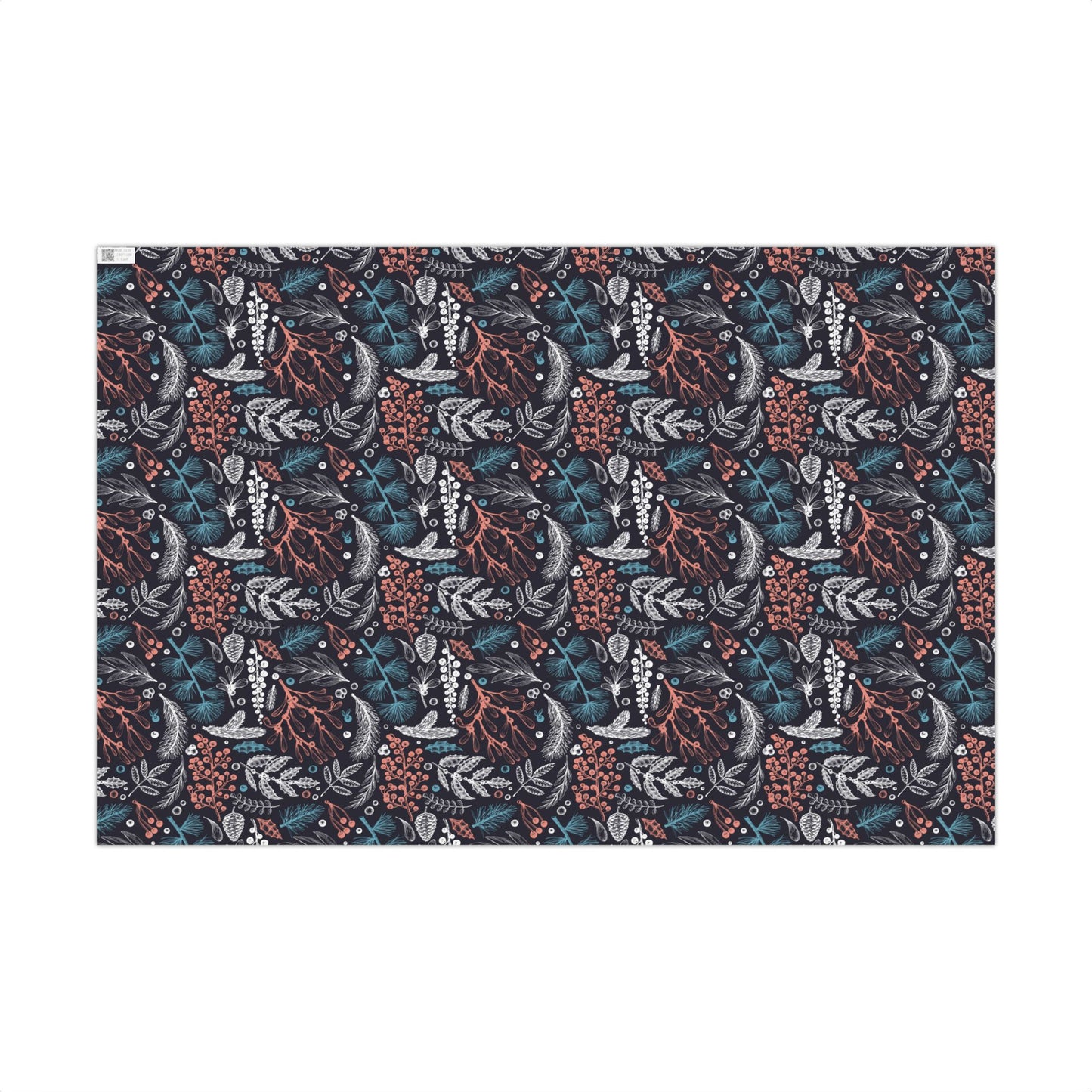 Winter Botanical Wrapping Paper - Floral Holidays & Celebrations Gift Wrap
