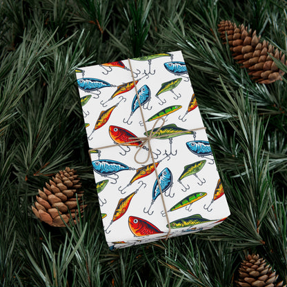 Fishing Lures Wrapping Paper