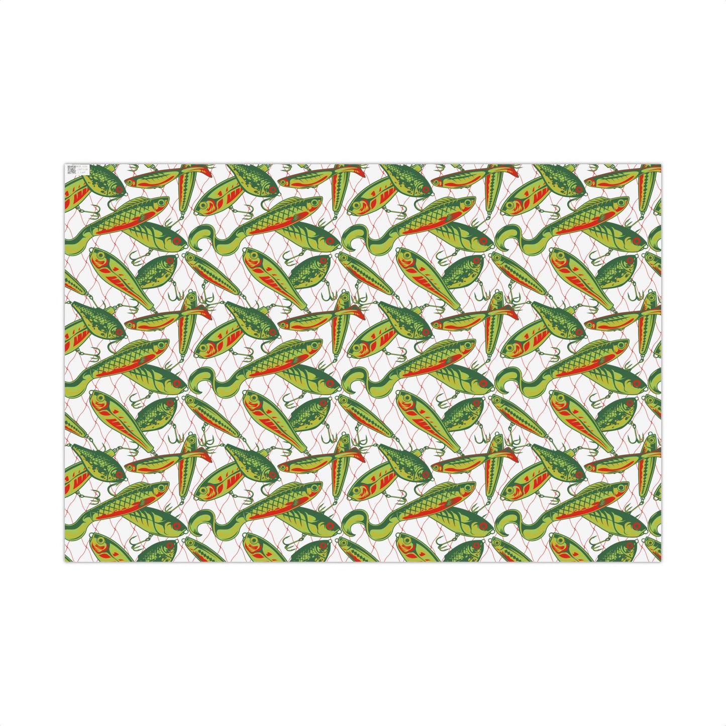 Fishing Crank & Stick Lures Wrapping Paper – Fishing Holiday Gift Wrap