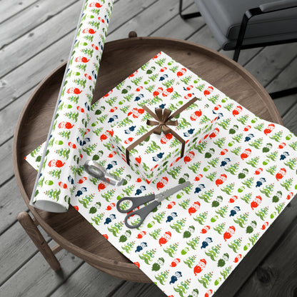 Hipster Santa Wrapping Paper