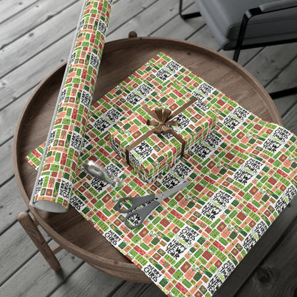 Merry Christmas & Happy New Year Wrapping Paper