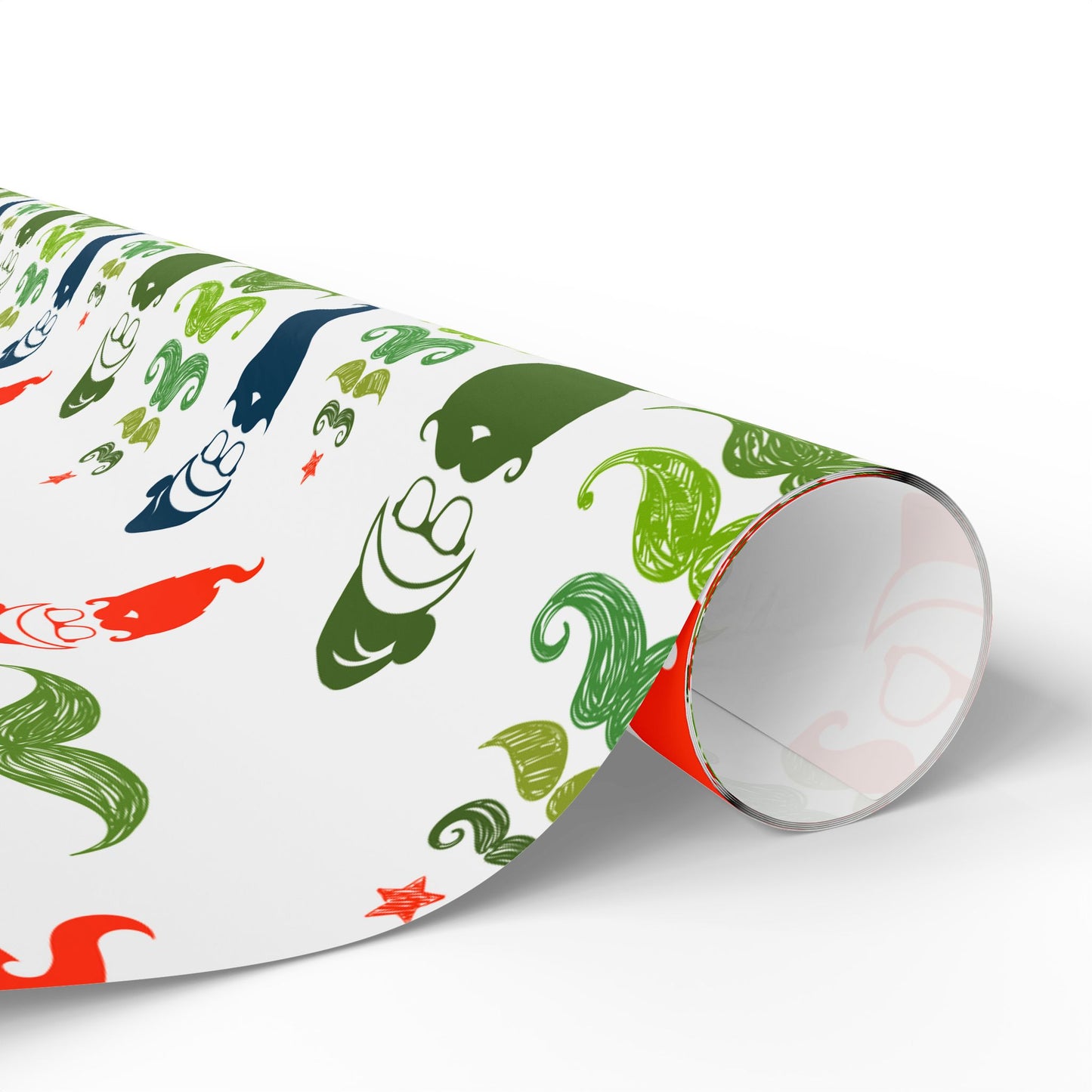 Hipster Santa Wrapping Paper