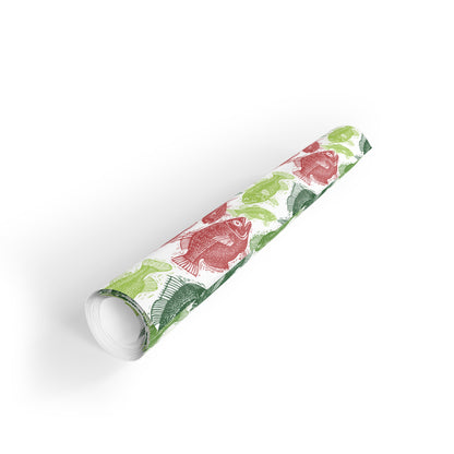 Fish Print Wrapping Paper