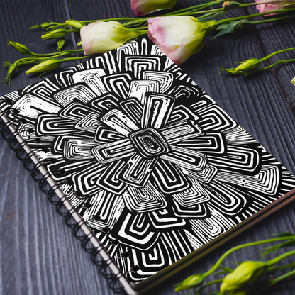 Bloom Spiral Ruled Journal - 7 Colors