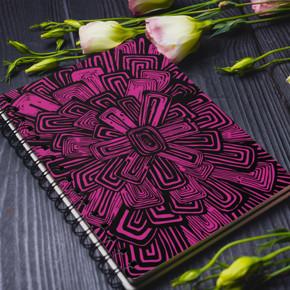 Bloom Spiral Ruled Journal - 7 Colors