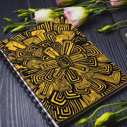 Bloom Spiral Ruled Journal - 7 Colors