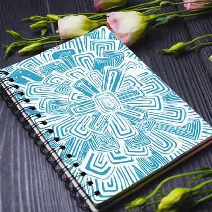 Bloom Spiral Ruled Journal - 7 Colors