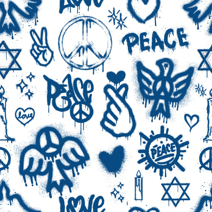 Hanukkah Peace Statement Wrapping Paper