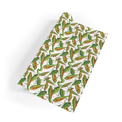 Fishing Crank & Stick Lures Wrapping Paper