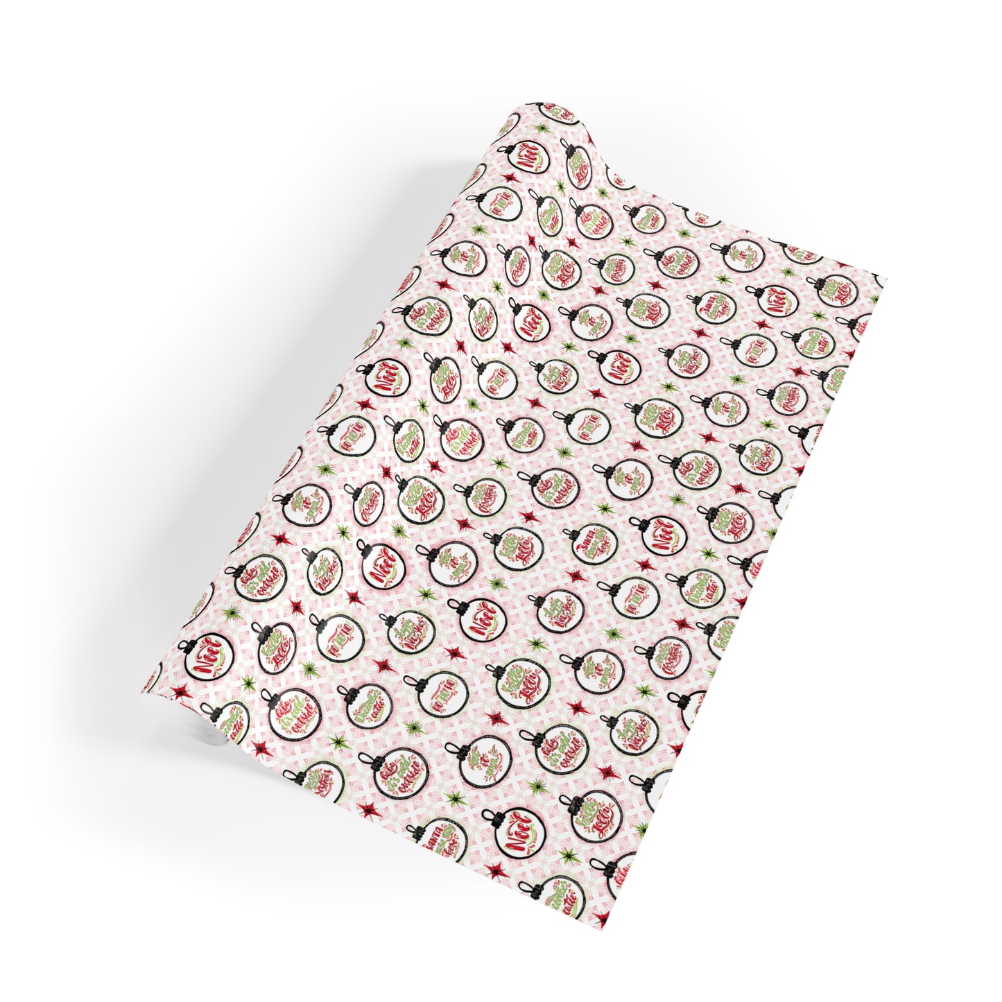 Christmas Ornaments Wrapping Paper