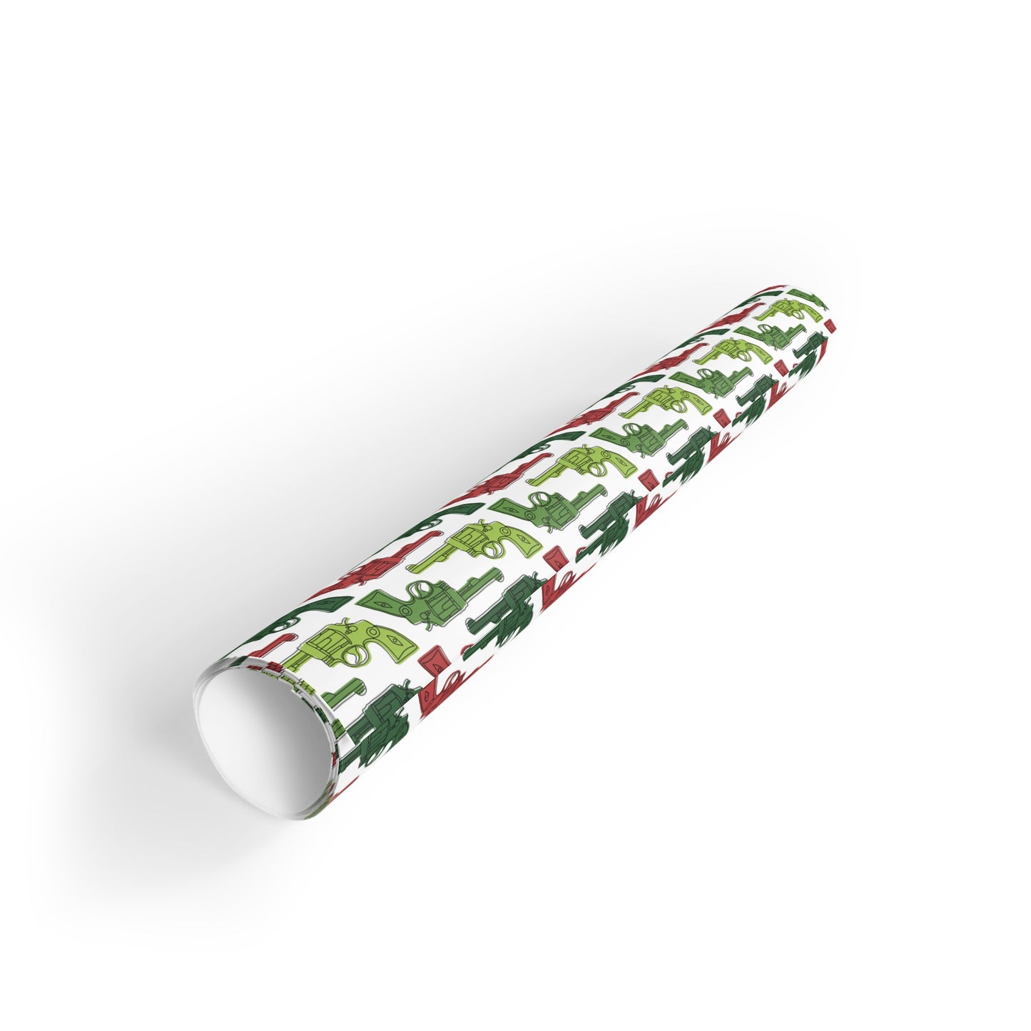 Retro Revolver Holiday Wrapping Paper